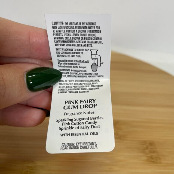 Bath & Body Works Pink Fairy Gum Drop Wallflower Refill Bulb Home Fragrance - Picture 4 of 5